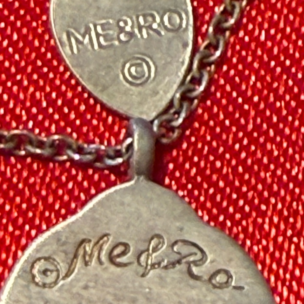 WOW POSHMARK Authentic NWOT Me&Ro Sterling Silver Angel Pendant Necklace & pouch - Picture 15 of 16
